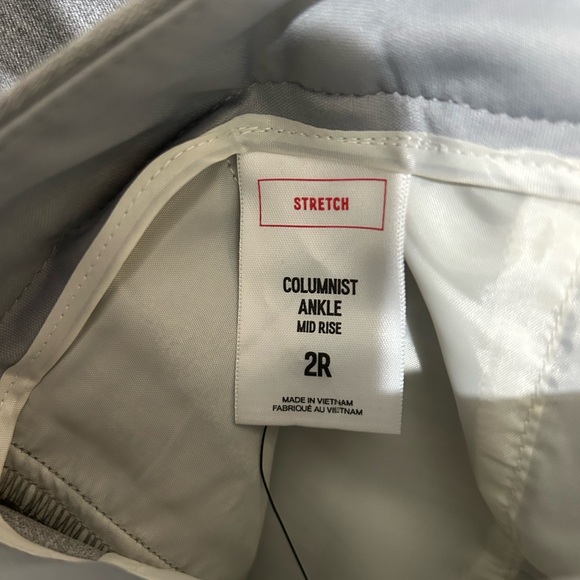 Express Columnist Mid Rise Work Pants - Picture 3 of 3